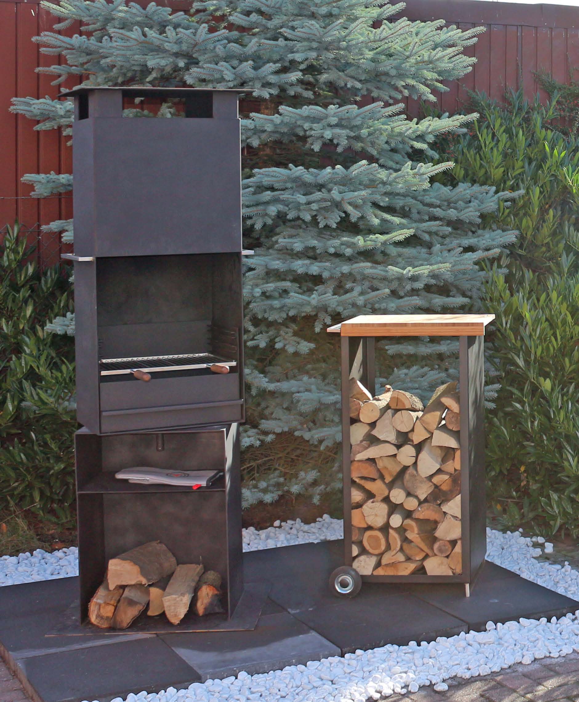 UHGD1000VT11JzWY2oqkBStY Grill und Feuersäule U-hoch oben geschlossen, drehbar